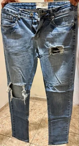 CALCA JEANS ZOOMP, ORIGINAL, TAMANHO 38, COM ELASTANO