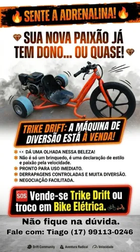 Trike Drift Motorizado DTM-R1
