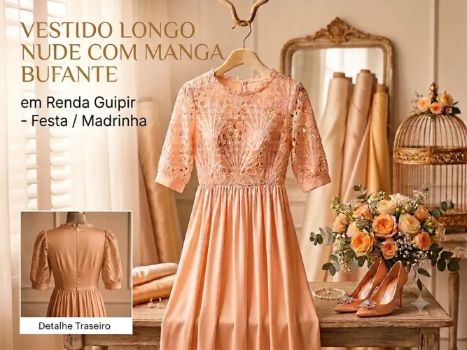 Vestido Longo De Festa/Madrinha