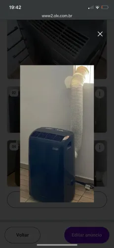 Ar condicionado portátil 12.000 Btu Delonghi Pinguino 