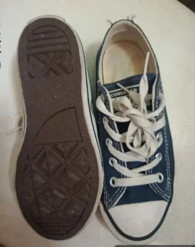 TENIS ALL STAR CONVERSE AZUL JEANS TAM 29 EM PERFEITO ESTADO