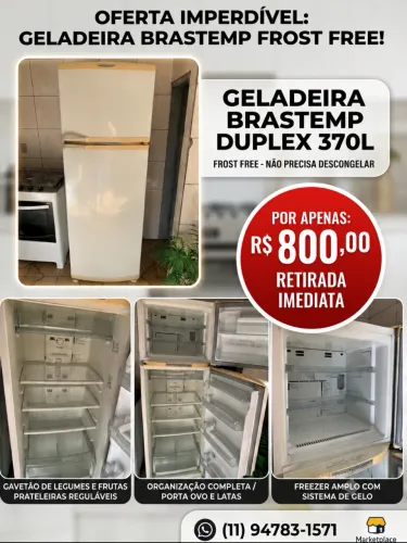 Geladeira Brastemp 370L