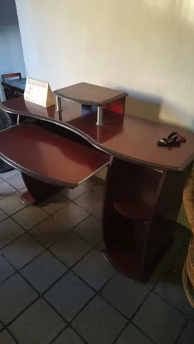 Mesa de escritório MDF madeira antiga 