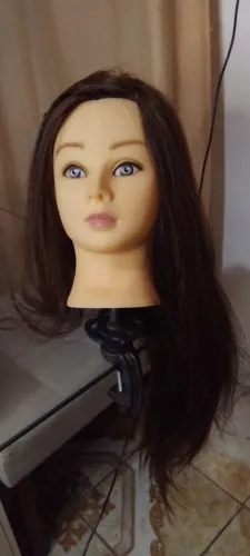 Cabeça de treino com suporte cabeleireiro