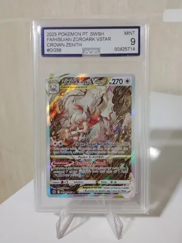 Zoroark de Hisui V-ASTRO FA Crown Zenith GG56/70 AGS 9 - Original Graduada