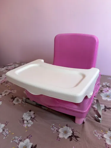 Cadeira de Alimentação Portátil Cosco Rosa