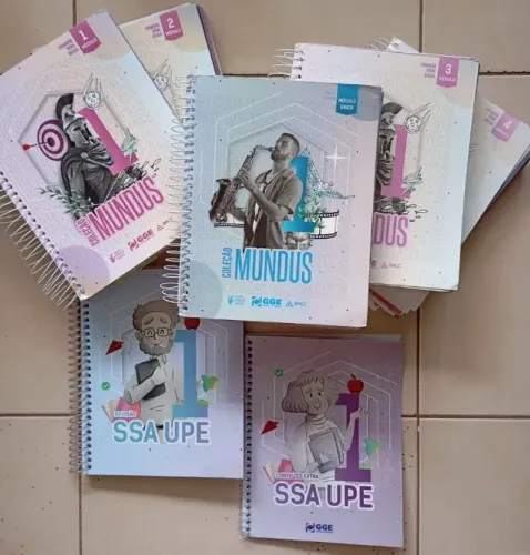 Apostilas Mundus GGE - Coleção 2025 (Livros) + Revisão SSA/UPE