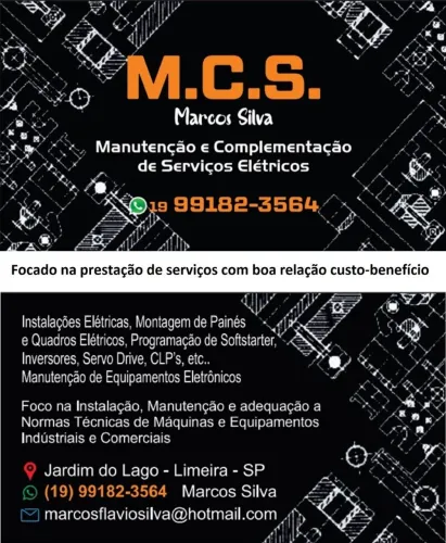 M.C.S Manutenção e Complementação de Serviços Elétricos Industriais 