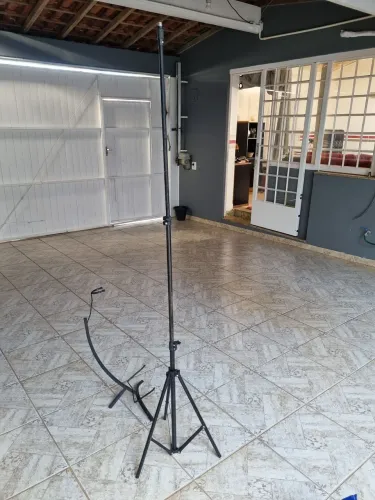 Pedestal + Estante / Suporte Guitarra e Microfone / Ring Light 2m