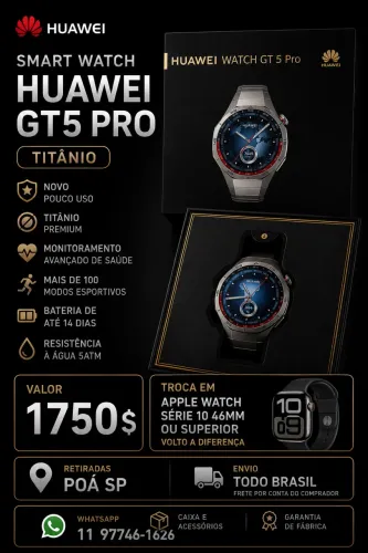 Huawei GT5 Pro Titânio