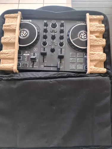 Controladora Party Mix Live Dj Com Altifalantes, Luzes