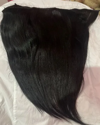 Cabelo humano indiano 46 cm costurado limpo de ótima qualidade e o preço incrível