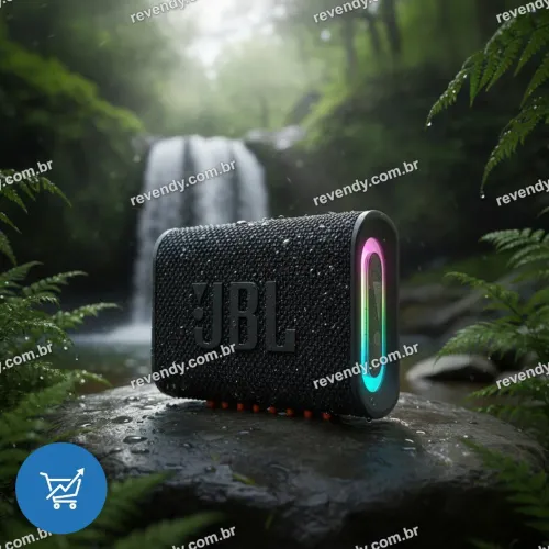 Caixa de som Bluetooth - com led RGB JBL Go4 