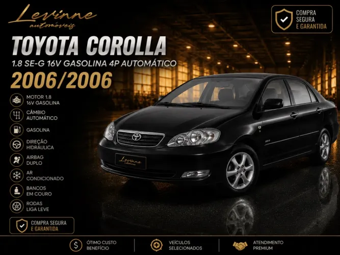Toyota Corolla XLI 1.8/1.8 Flex 16V Aut. 2006