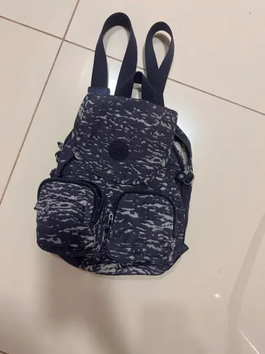Bolsa kipling original mini mochila estampa militar 