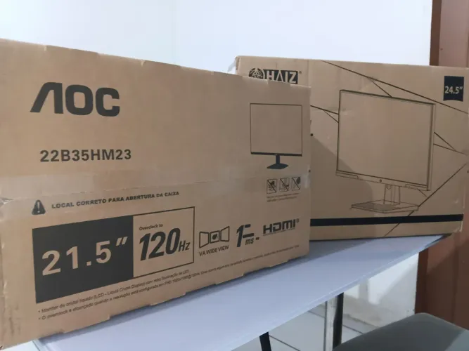 Monitores 144 e 120hz NOVOS - 1 Ano de Garantia
