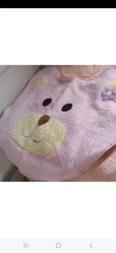 Tapete Infantil Ursinho Rosa