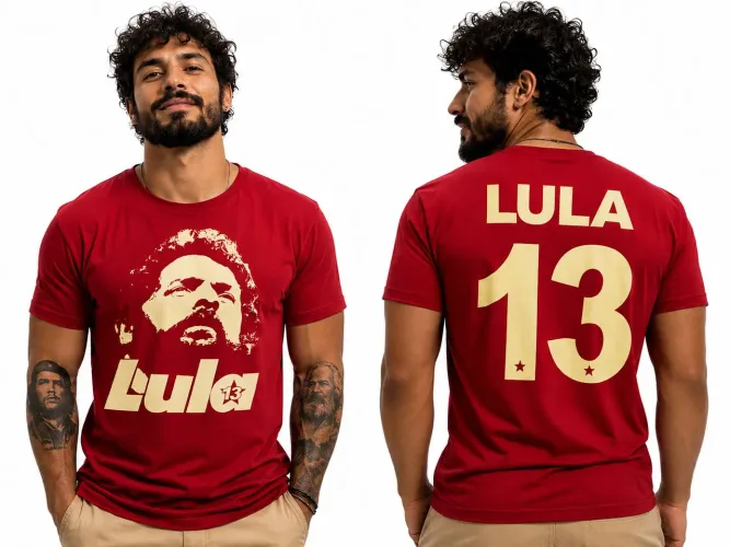 Camisa Lula 13 algodão