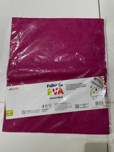 Folhas De Eva Com Glitter 40x48 - 4 Folhas