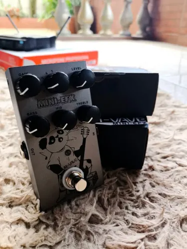Pedal multiefeito mini Efx M-vave guitarra e baixo
