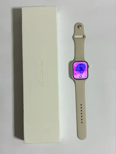 Apple Watch Séries 7 GPS 45mm - Starlight Sport Banda