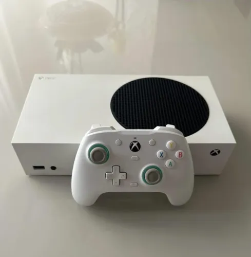 Xbox séries s IMPECÁVEL acompanha controle Microsoft anti drift com analógico hall efect