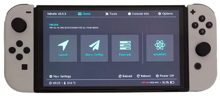 Console Nintendo Switch OLED Joycons Brancos Atmosphere Micro SD 128GB