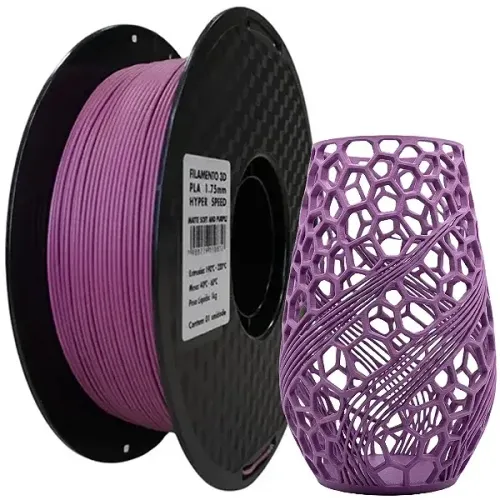 Filamento 3D PLA Fosco Roxo Matte Soft 1kg 1.75mm Hyper Speed - Masterprint