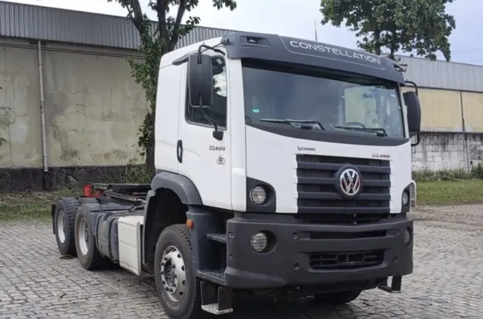 VW 33.460 ano 2022, automático, 6x4, ar condicionado, média de 350.000 Km, em SP