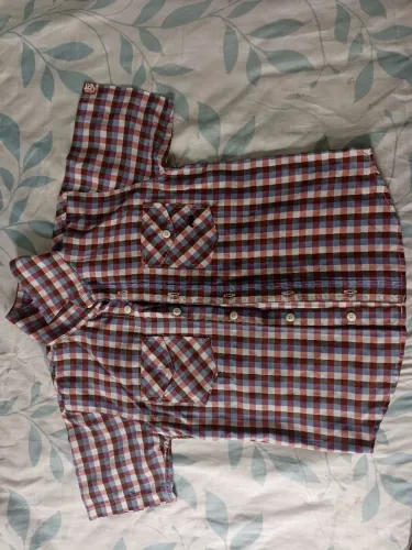 Camisa Xadrez Natural Art tamanho 10