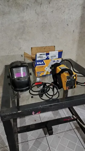 Kit Inversora de Solda+Máscara Auto Escurecimento 220V Kala