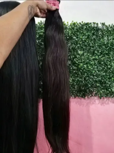 Cabelo humano asiático 65cm