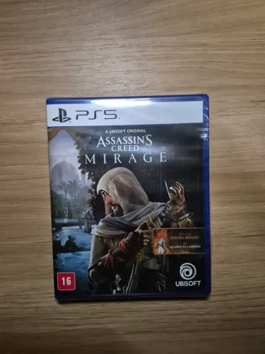 Jogo Físico Assasin's Creed Mirage PS5. Com missão bônus 