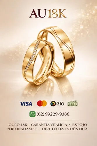Par de Alianças para casamento