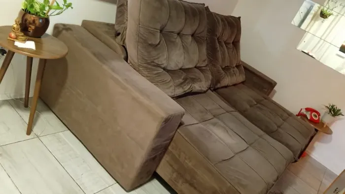 Sofá retrátil 2,50 m, super confortável