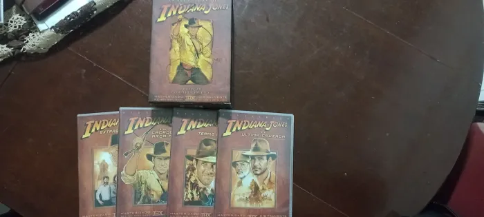 Box DVD Trilogia Indiana Jones