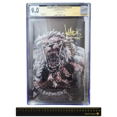 Invincible Universe: Battle Beast #1 CGC 9.0 - Signed by Todd Beats