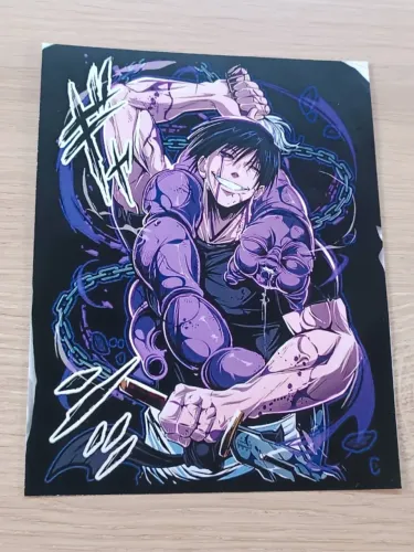 Placa MDF Jujutsu Kaisen 20x30 cm