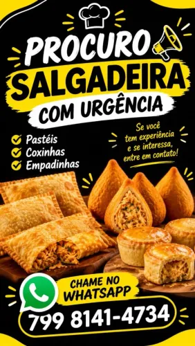 Preciso de uma salgadeira 