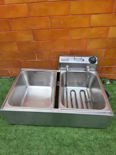 Fritadeira industrial inox 220vts