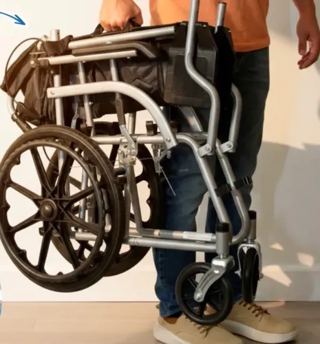 Cadeira De Rodas Flex Manual Com Assento Almofadado