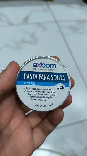 PASTA DE SOLDA EXBOM - PLACAS DE COMPUTADOR