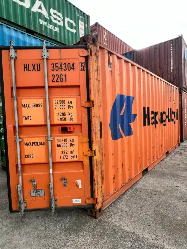 Container bom e transporte disponível