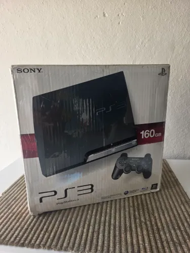 Caixa vazia original de playstation 3 slim