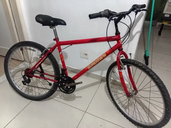 Bike sundown 18 marchas bom estado