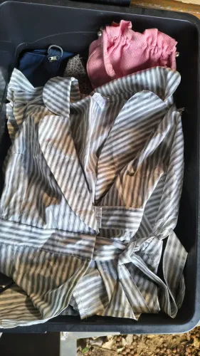 Lote de roupas para brechó queima de estoque