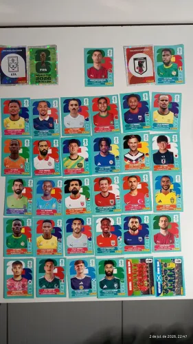 Figurinhas copa 2026 (35) variadas Cristiano Ronaldo inclusive