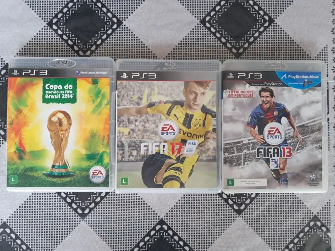 LER ANÚNCIO - Lote de 3 jogos de Futebol para PS3 pelo valor anunciado