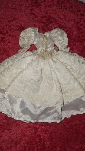 Vestido de noiva Rendado para boneca barbierbie