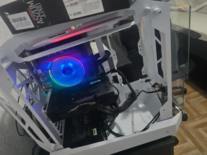 Kit Ryzen RX 580 + Ryzen 5 3600 + Placa mãe A-520-A-PRO MSI